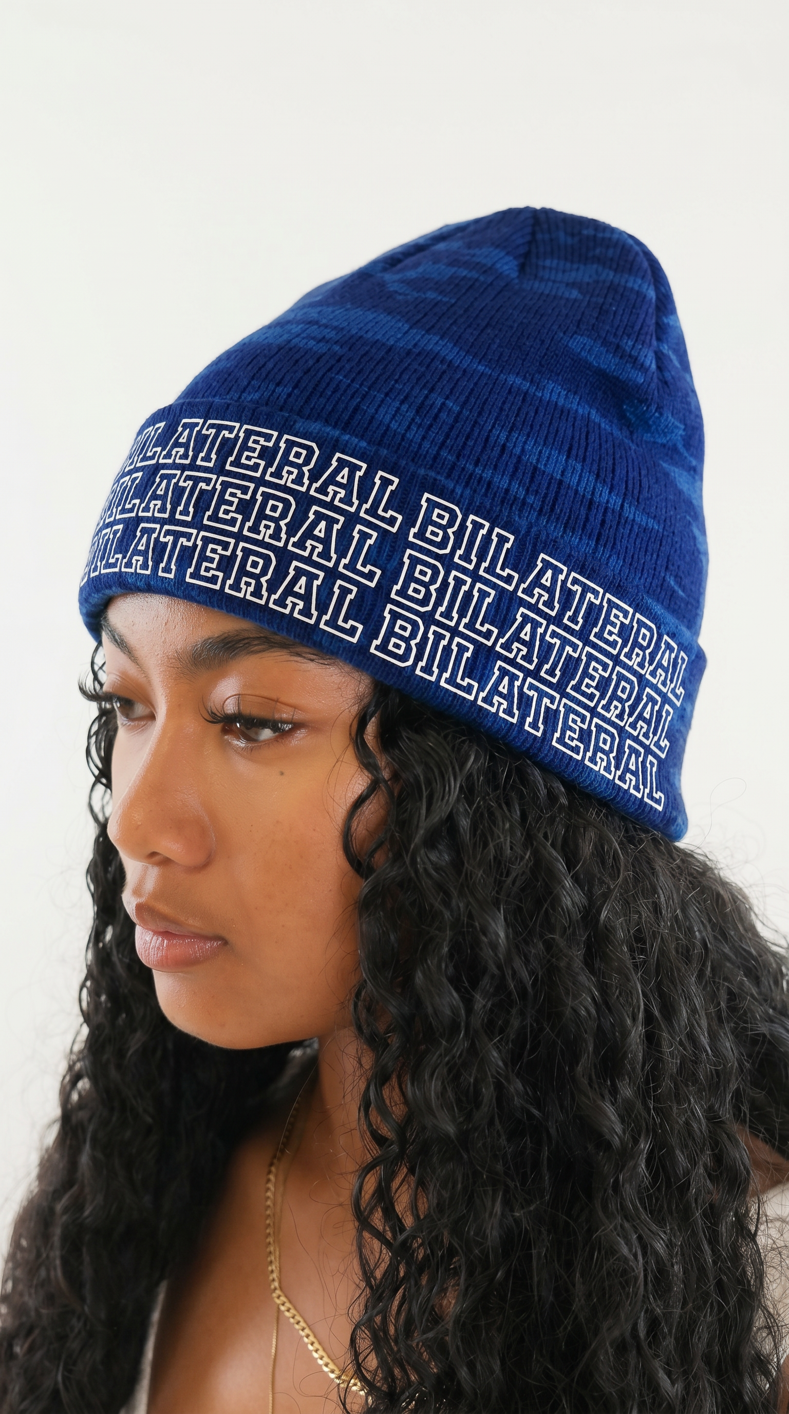 Camo Beanie (Blue)